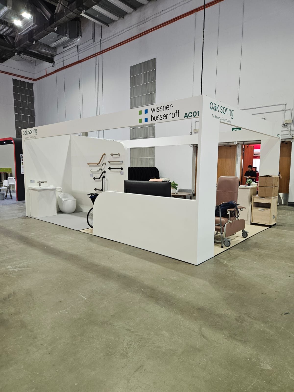 Oak Spring modular exhibition display at Marina Bay Sands