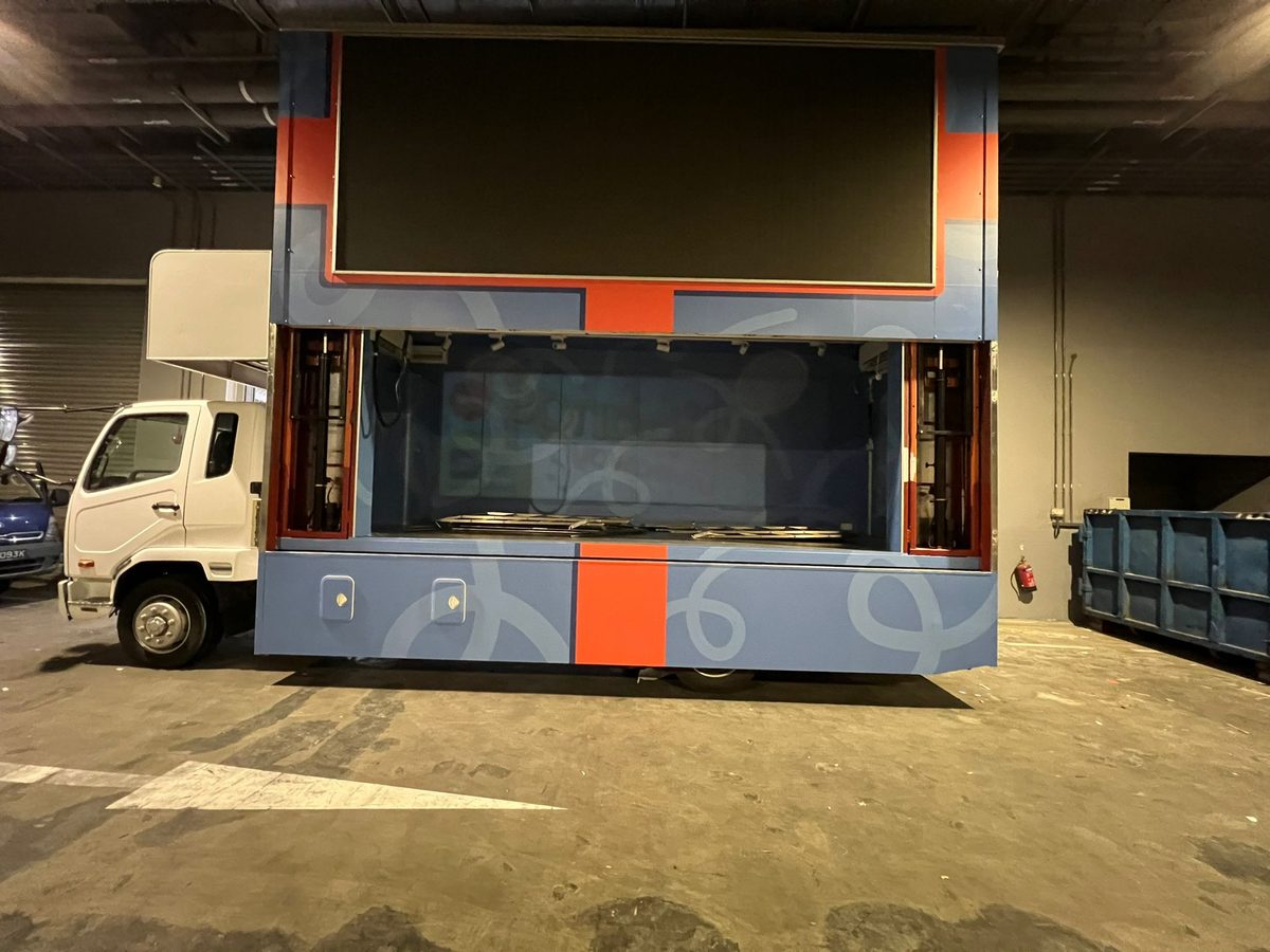 20ft LED truck branding for The Lobang Giveaway