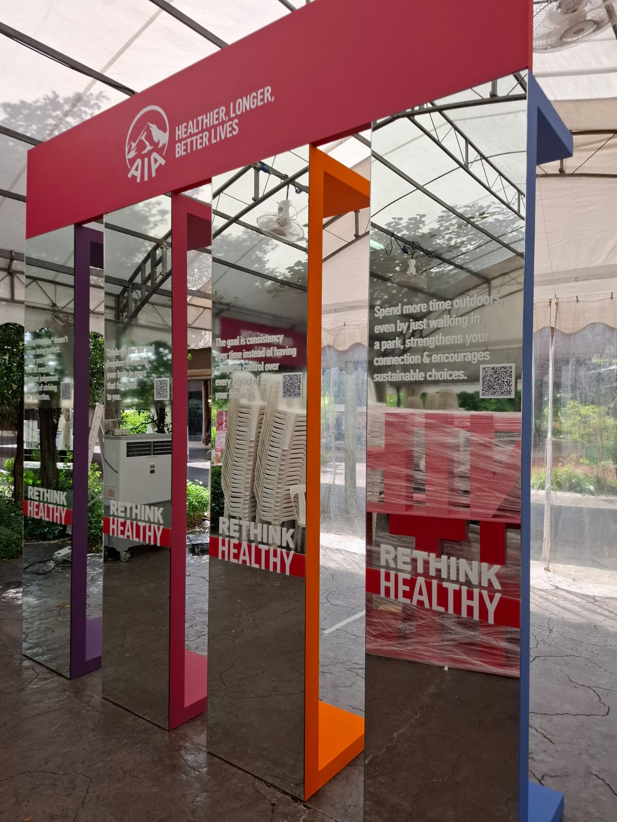 AIA One Billion Day activation at Mandai Rainforest Asia